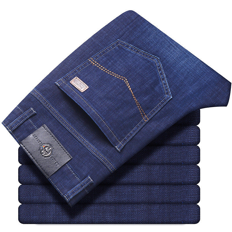 Men's Stretch Straight-Fit Jeans
