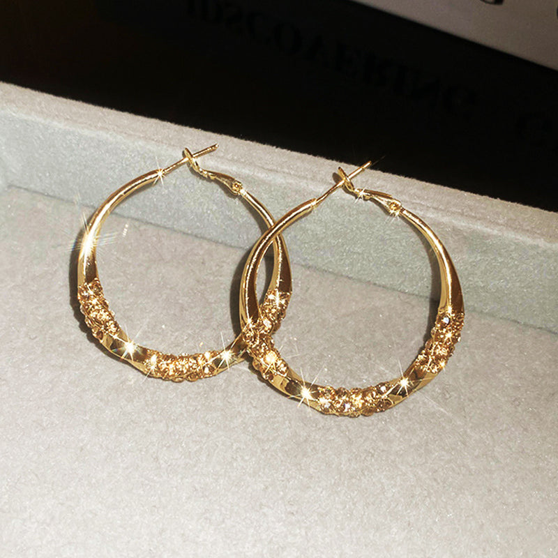 💖LAST DAY SALE 50% OFF💖Circle Earrings with Zirconia