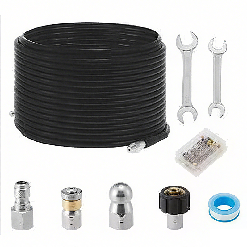 💦 69% OFF INSTANT! 🚿 5800PSI Sewer Jetter Kit - High-Pressure Nozzle & Hose for Clogged Drains/Pipes, Compatible with Most Pressure Washers 🔧📦