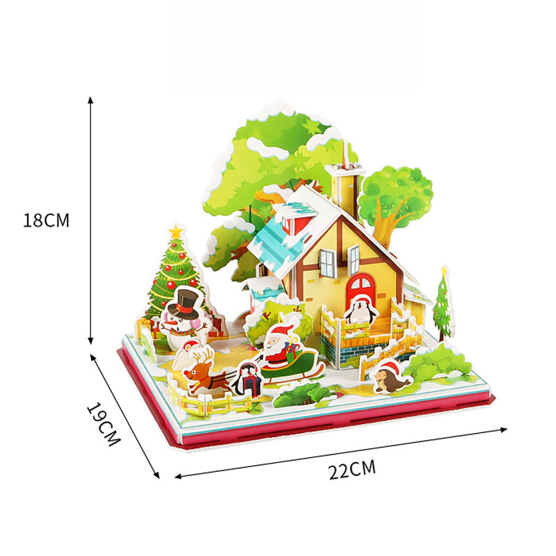 🎁Christmas Limited-Time Offer - 50% Off🧩3D DIY Christmas Puzzle Kit