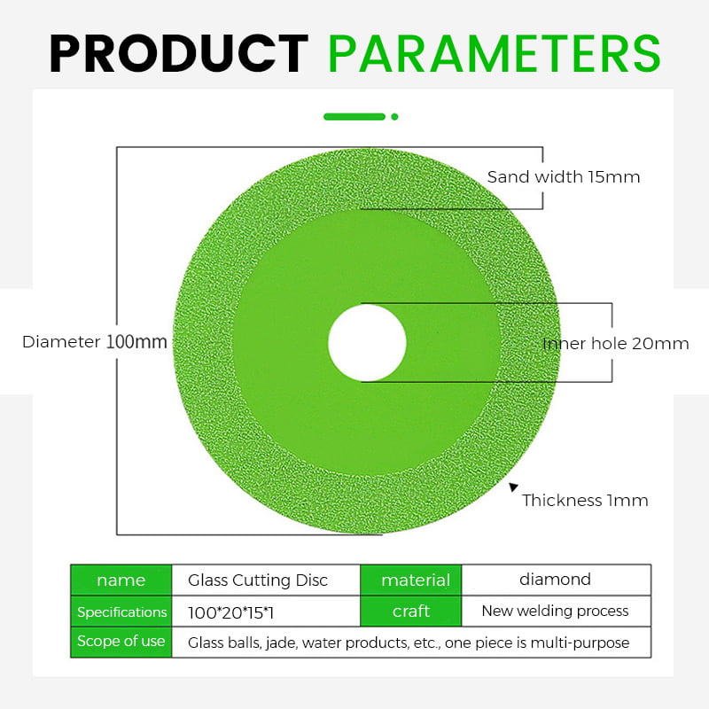 GLASS CUTTING DISC--buy 3 get 5 free（8pcs）