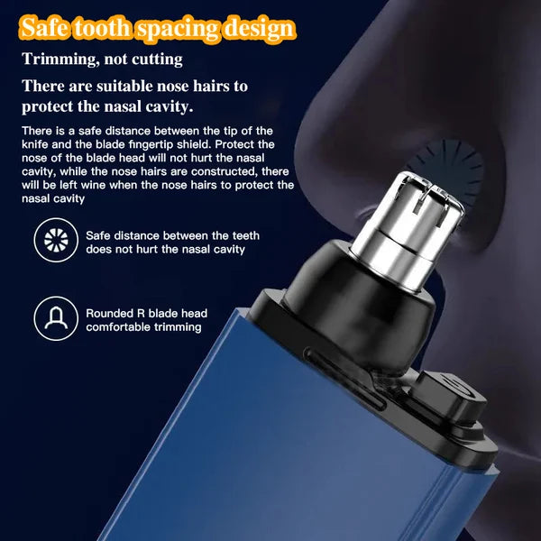 ✨VENTE CHAUDE 50% DE RÉDUCTION✨Tondeuse à poils de nez portable rechargeable