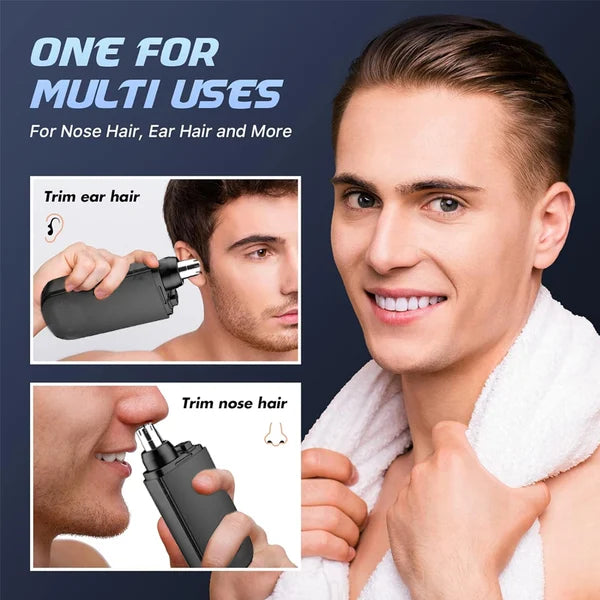 ✨VENTE CHAUDE 50% DE RÉDUCTION✨Tondeuse à poils de nez portable rechargeable