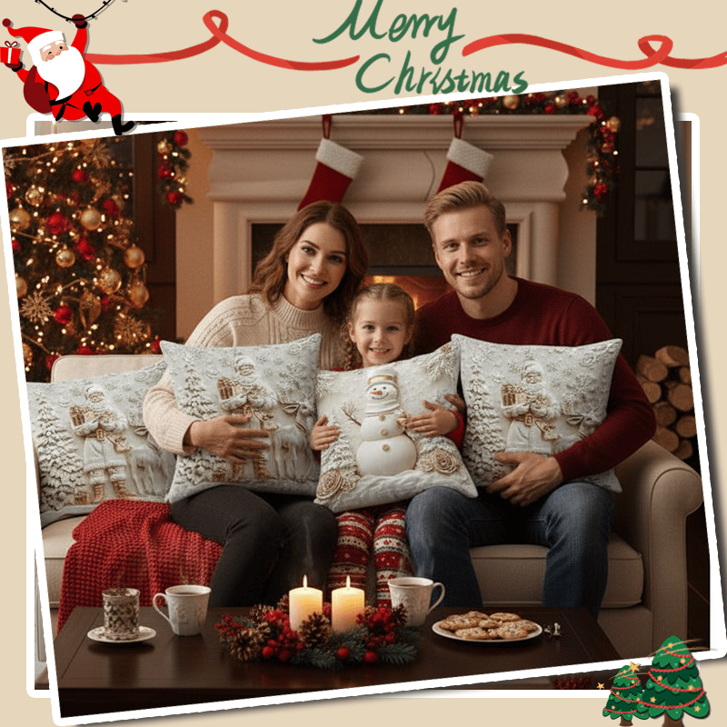 🎄Christmas Sale - 49%OFF🎁Christmas Themed Cushion Cover