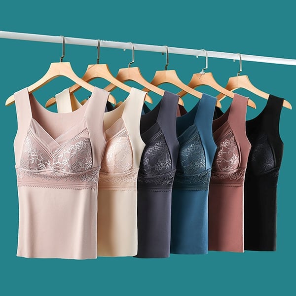 Two-in-one built-in bra thermal underwear📢📢Flash Sale⚡: Ending in 3 Hours!⏰⏰