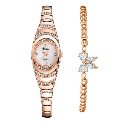 ⏳Time-limited Special 50% OFF💎Women’s Rhinestone Bracelet Watch⌚