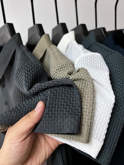 🔥HOT SALE 49% OFF🔥Men's Breathable Ice Silk Short Sleeve Shirt