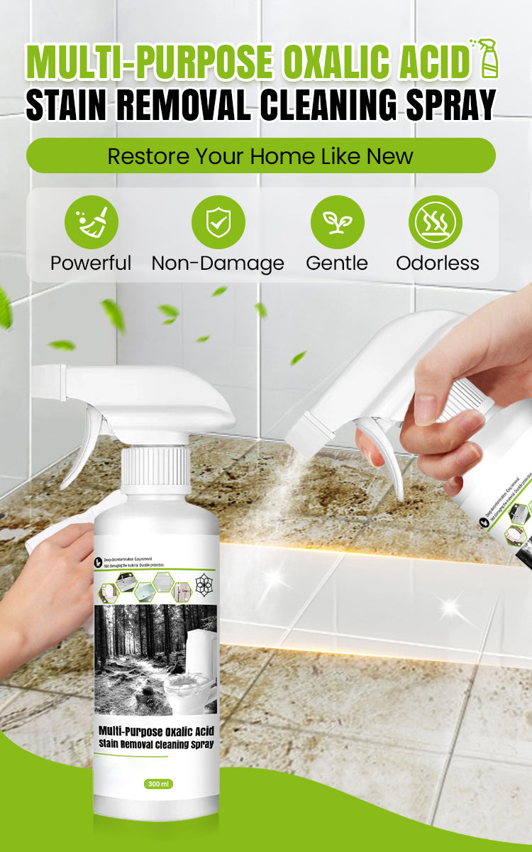 ⏰LIMITED SALE 59% OFF!🔥🌿Oxalic Acid Powerful Stain CleanerOxalic Acid Powerful Stain Cleaner
