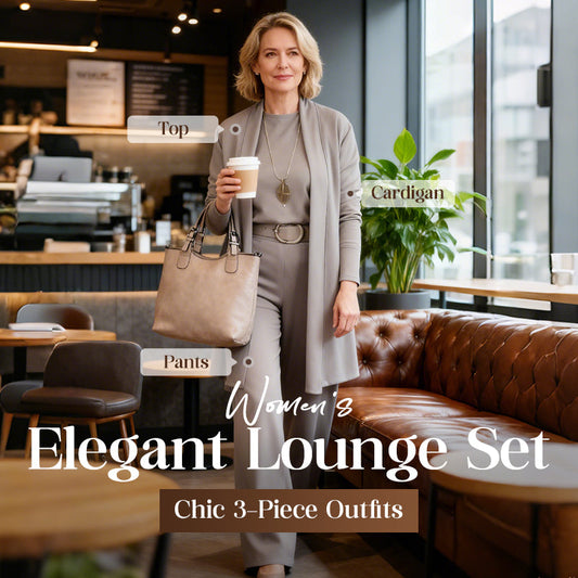 🔥 DON’T MISS OUT!⏰Elegant 3-piece set including long cardigan, top and pants💞