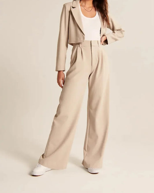 🔥Promotion exceptionnelle : 49 % de réduction🔥PANTALON LARGE TAILLE HAUTE SUR MESURE
