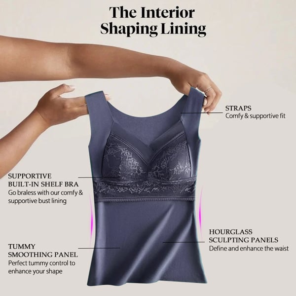 Two-in-one built-in bra thermal underwear📢📢Flash Sale⚡: Ending in 3 Hours!⏰⏰
