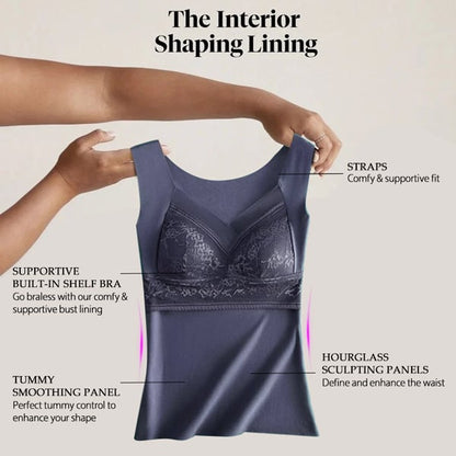 Two-in-one built-in bra thermal underwear📢📢Flash Sale⚡: Ending in 3 Hours!⏰⏰