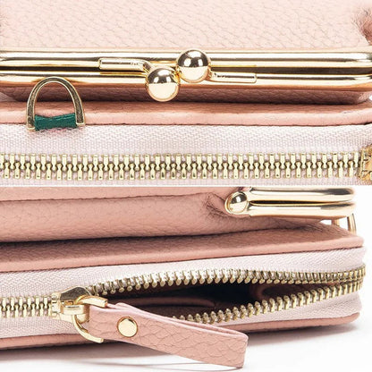 ❤️‍🔥2025 New Arrival👛Women Sling Cross-Body Wallet with Mobile Cell Phone Holder