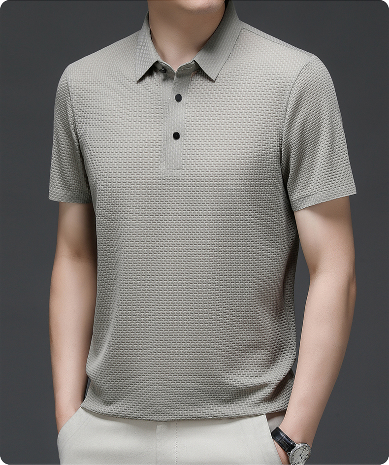 🔥HOT SALE 49% OFF🔥Men's Breathable Ice Silk Short Sleeve Shirt