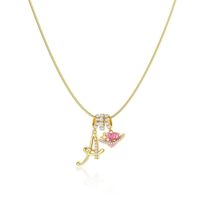 ✨🎅Last-Minute Christmas Offers ⏰3-Layering Initial A-Z Letter Pendant Necklaces🎀