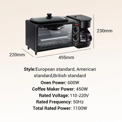 🎄 Christmas Sale: Up to 50% Off!🎁3-in-1 Electric Breakfast Station🍞☕🍳