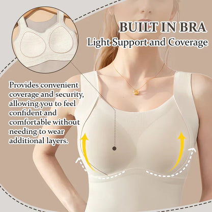 💃2025New 50%OFF✨Thickened Warm Tank Top with Lined Bra