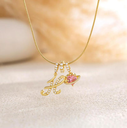 ✨🎅Last-Minute Christmas Offers ⏰3-Layering Initial A-Z Letter Pendant Necklaces🎀