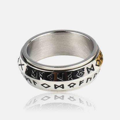 ✨🎅Last-Minute Christmas Offers 🎄⏰Viking Rune Rotating Ring💍