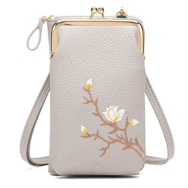 ❤️‍🔥2025 New Arrival👛Women Sling Cross-Body Wallet with Mobile Cell Phone Holder