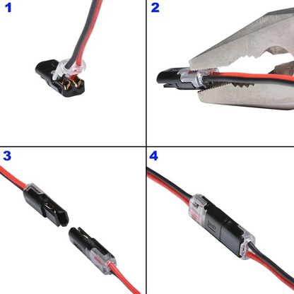 🔥LAST DAY PROMOTION - 50%OFF🏆Double-wire Plug-in Connector With Locking Buckle🔩🔒