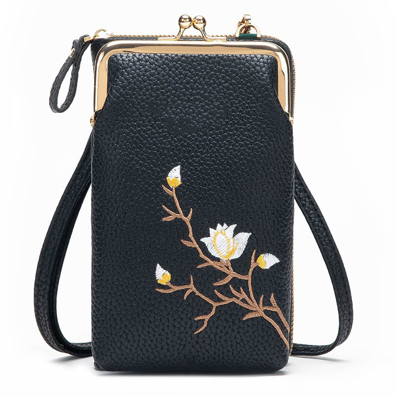 ❤️‍🔥2025 New Arrival👛Women Sling Cross-Body Wallet with Mobile Cell Phone Holder