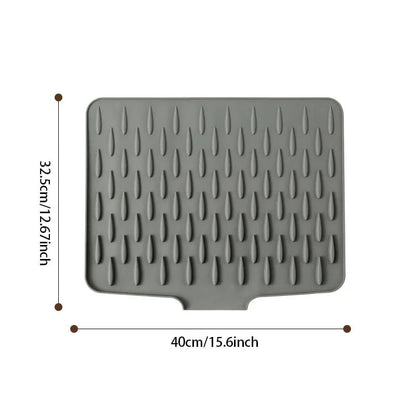 🔥Last day sale 50% OFF🔥No-Spill Silicone Worktop Saver – Heat-Resistant & Non-Slip Mat for Drip-Free Drying