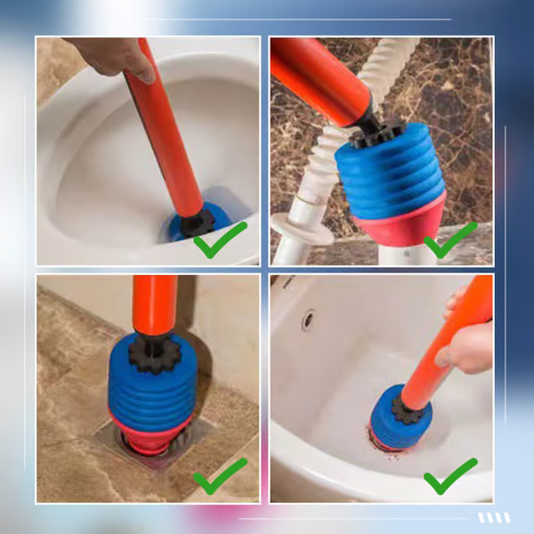 🔥HOT SALE🔥Household High-Pressure Toilet Unblocker