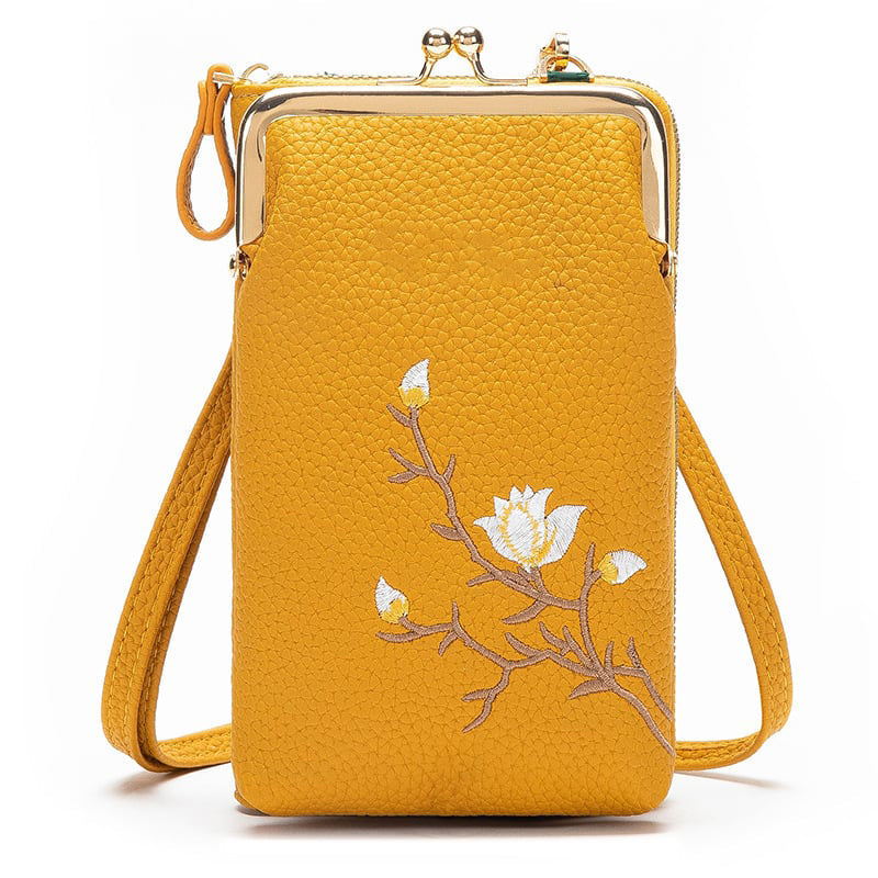 ❤️‍🔥2025 New Arrival👛Women Sling Cross-Body Wallet with Mobile Cell Phone Holder