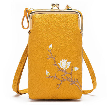 ❤️‍🔥2025 New Arrival👛Women Sling Cross-Body Wallet with Mobile Cell Phone Holder