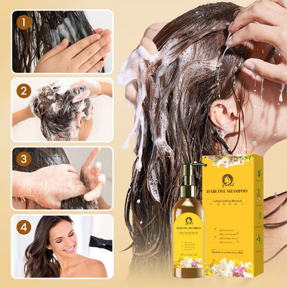 ❤️‍🔥Hot Sale 67% OFF✨Long Lasting Natural Hair Dye Shampoo