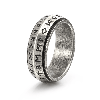 ✨🎅Last-Minute Christmas Offers 🎄⏰Viking Rune Rotating Ring💍
