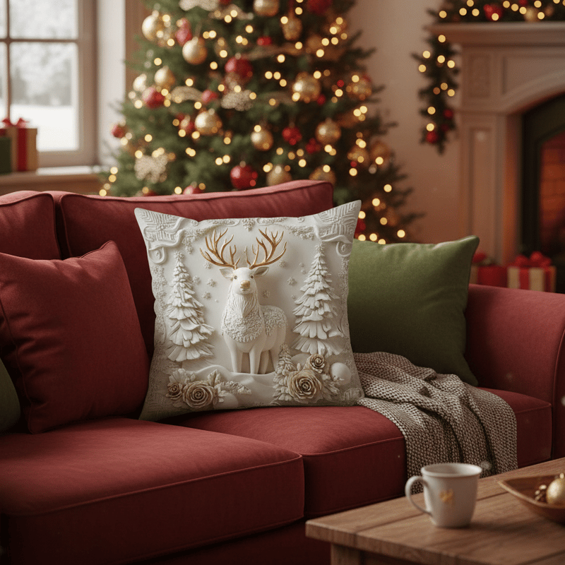 🎄Christmas Sale - 49%OFF🎁Christmas Themed Cushion Cover