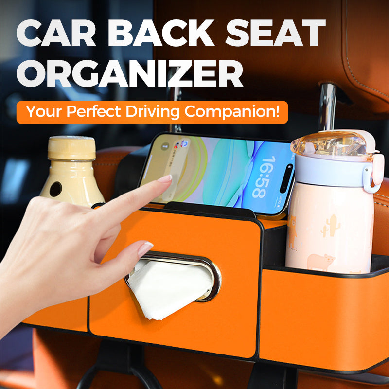 🚗 Car Multifunctional Seat Back Waterproof Storage Bag