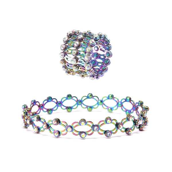 🔥Magic 2 in 1 Foldable Ring Bracelet🎅Limited time offer