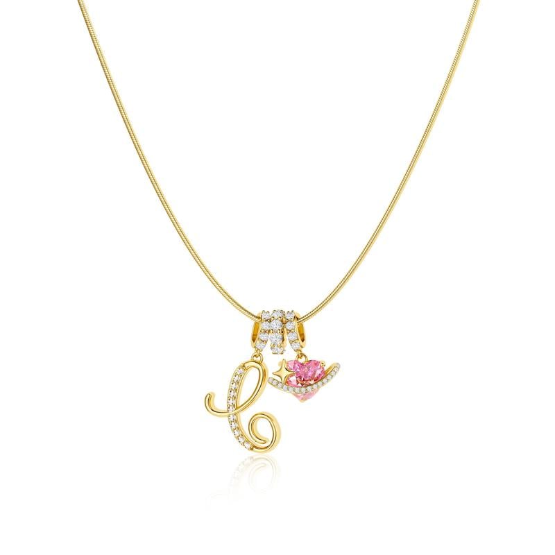 ✨🎅Last-Minute Christmas Offers ⏰3-Layering Initial A-Z Letter Pendant Necklaces🎀