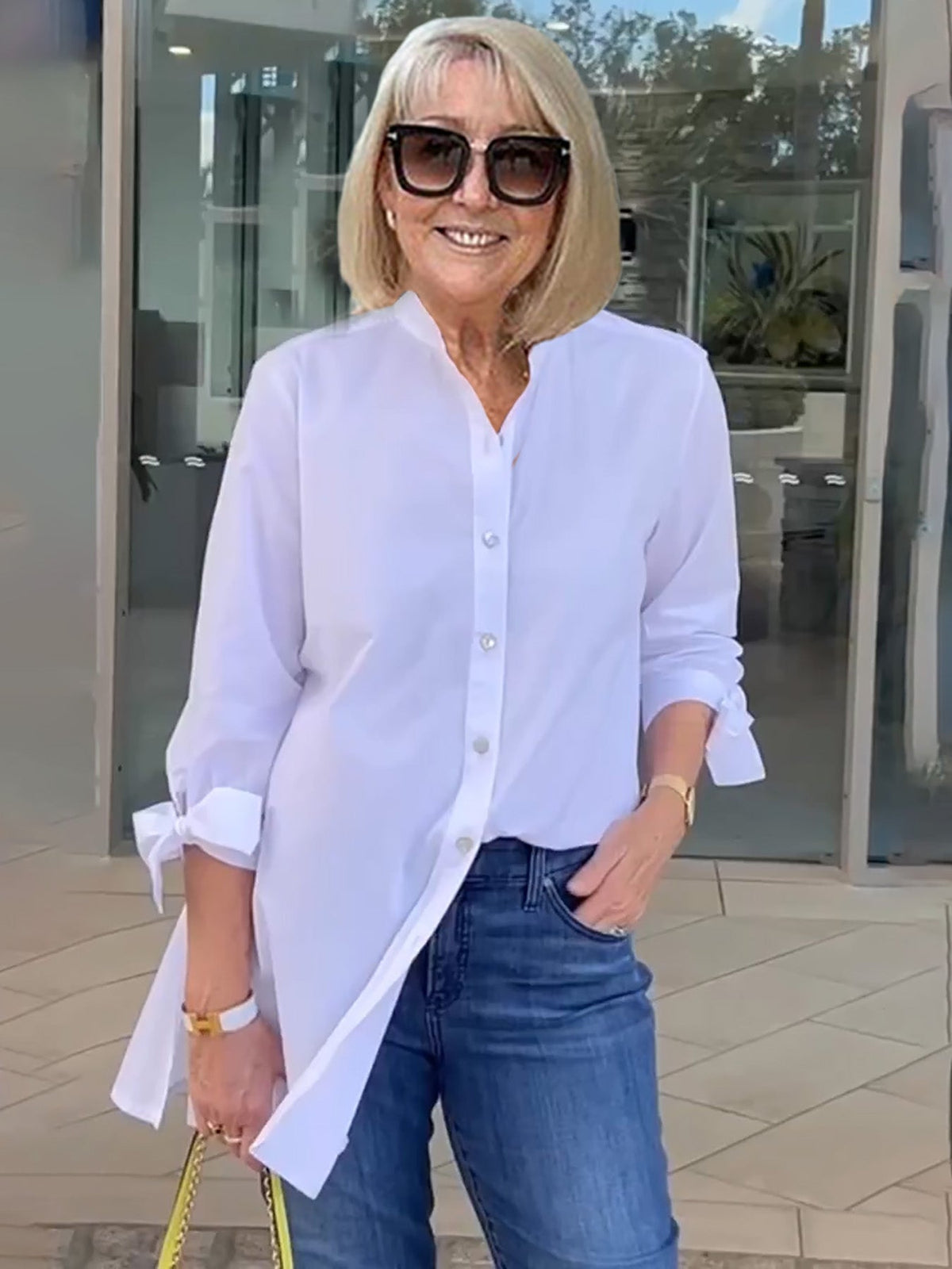 ⏳ Limited time 50% off! 💥Solid Color Long Cotton Shirt Jackets For Women（The more you buy, the higher the discount）