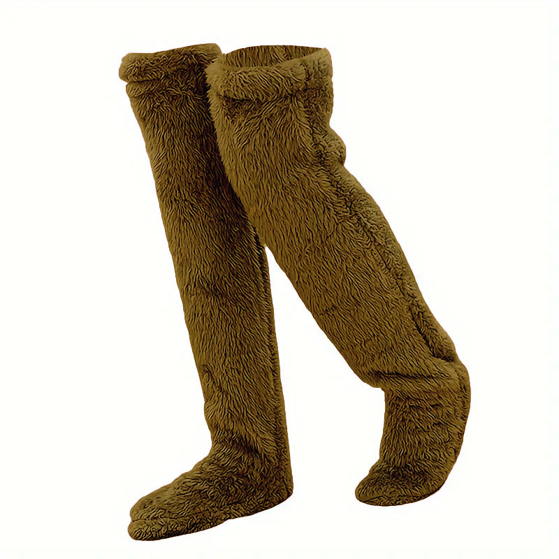 🎅Early Christmas Sale Up to 49% OFF💕Velvety Fleece Knee Socks For Christmas❄️
