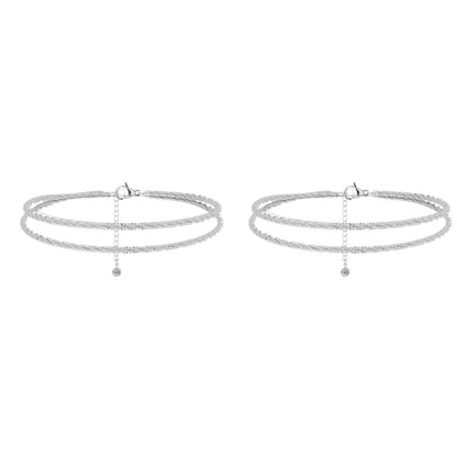 60%OFF🥰Dainty Layered Waterproof Anklet For