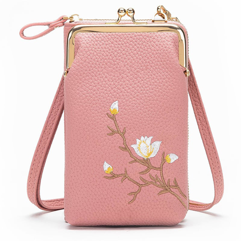 ❤️‍🔥2025 New Arrival👛Women Sling Cross-Body Wallet with Mobile Cell Phone Holder