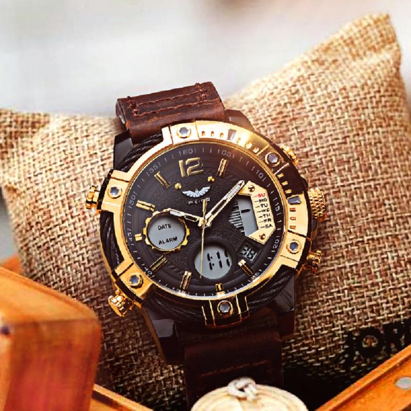 ⏰Black Friday Sale 50% OFF💥💥Multifunctional Dual Display 3ATM Waterproof Men's Quartz Sports Watch