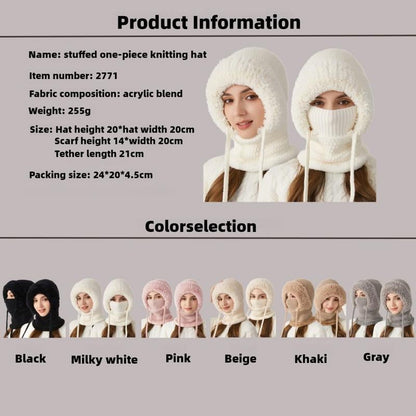 🔥Christmas Sale 50% OFF✨3 in 1 Beanie Hat For Women