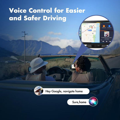 2025 Newest Portable Carplay Screen-Wide-Compatibility Multi-Device Car Infotainment System