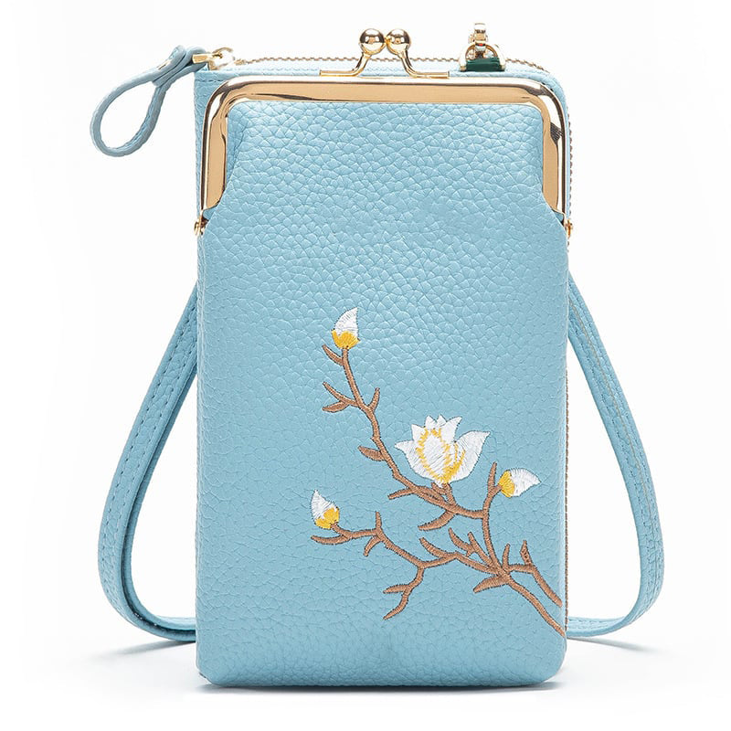 ❤️‍🔥2025 New Arrival👛Women Sling Cross-Body Wallet with Mobile Cell Phone Holder
