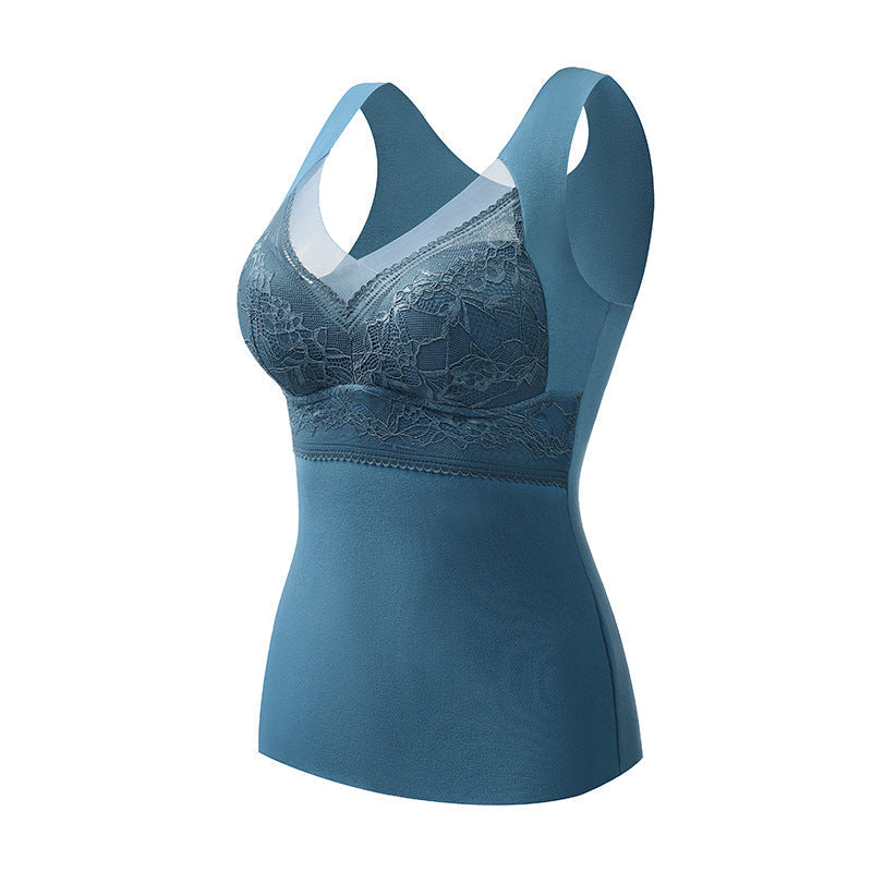 Two-in-one built-in bra thermal underwear📢📢Flash Sale⚡: Ending in 3 Hours!⏰⏰