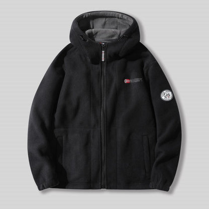 ⏳LIMITED SALE 49% OFF🎁Men's Double-Faced Faux Fleece Warm Hooded Jacket
