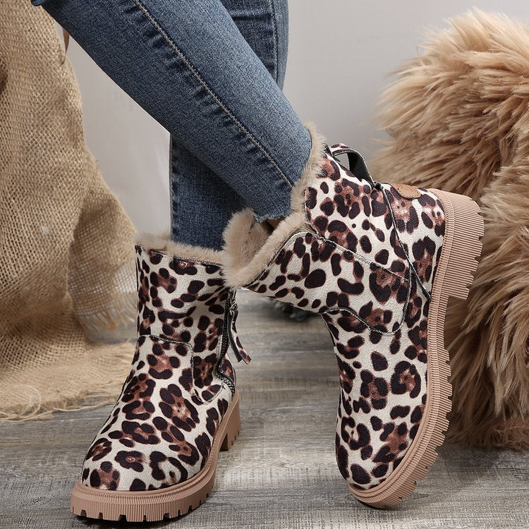 Women's Winter Fleece Snow Boots📢📢Flash Sale⚡: Ending in 3 Hours!⏰⏰