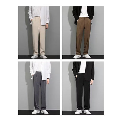 ICE SILK STRAIGHT LEG PANTS👖