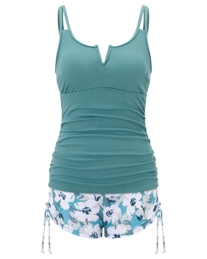 👙Summer Hot Sale 49% OFF💃Tummy Control Two-Piece Tankini Set