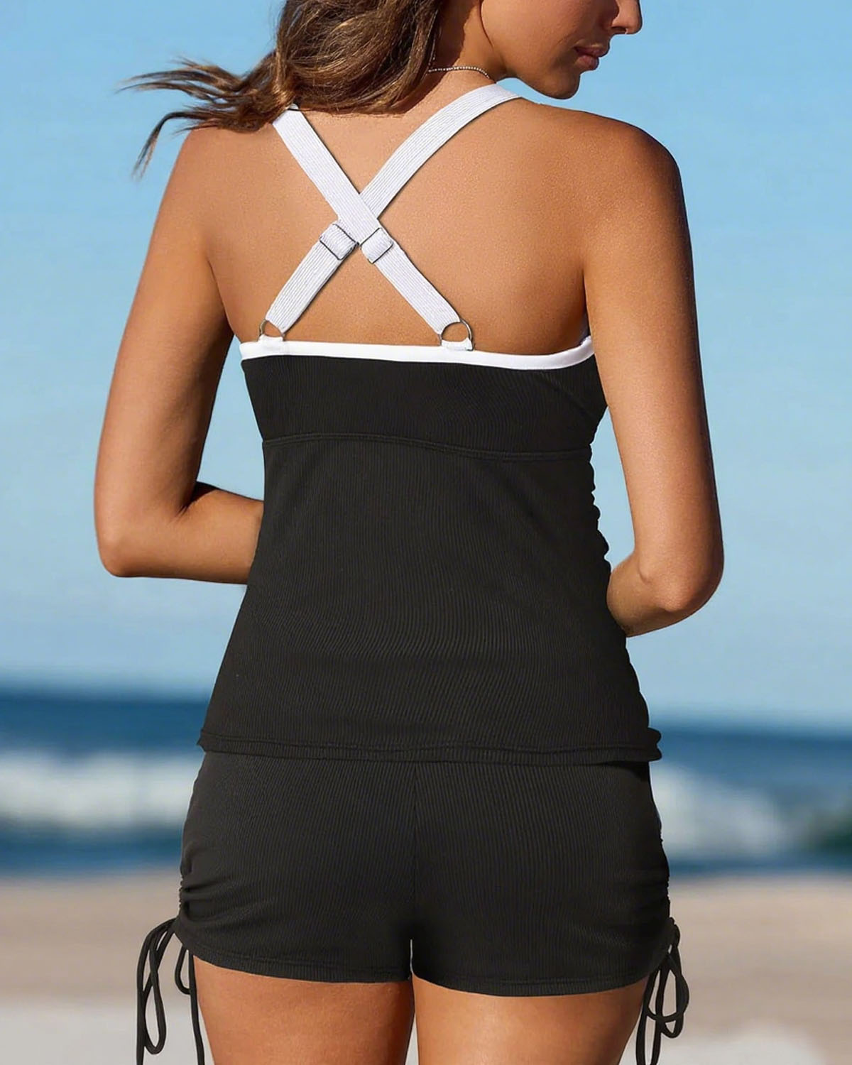 👙Summer Hot Sale 49% OFF💃Tummy Control Two-Piece Tankini Set